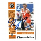 Greg Brown autograph